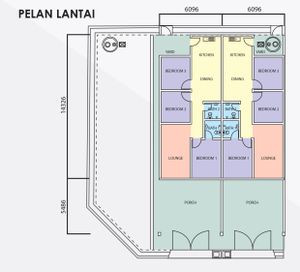 Pelan Lantai TERES 1 TINGKAT - 1/1