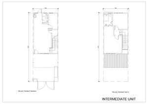 Pelan Lantai RUMAH TERES 2 TINGKAT (INTERMEDIATE) - 2/3