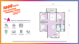 Pelan Lantai APARTMEN JENIS A - 1/1