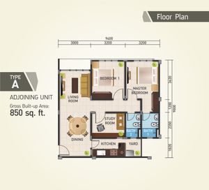 Pelan Lantai APARTMEN - 1/1