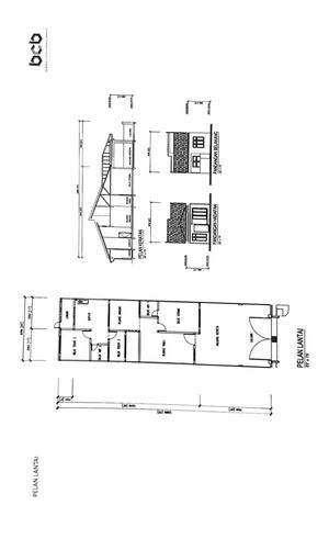 Pelan Lantai RUMAH TERES 1 TINGKAT - 1/1