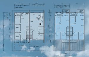 Pelan Lantai RUMAH BANDAR (END LOT) - BAWAH - 1/1