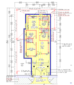 Pelan Lantai RUMAH SESEBUAH 1 TINGKAT JENIS A - (INTERMEDIATE) - 1/1