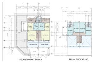 Pelan Lantai RUMAH TERES 1.5 TINGKAT (INTERMEDIATE) - 1/1