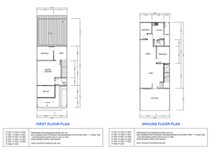 Pelan Lantai RUMAH TERES 1.5 TINGKAT - 1/1