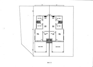 Pelan Lantai RUMAH BERKEMBAR SETINGKAT-(36X83) - 1/1