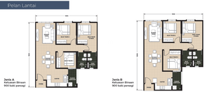 Pelan Lantai APARTMENT - 1/1