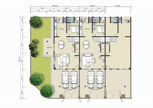 Pelan Lantai RUMAH TERES 2 TINGKAT (FASA 1) - 1/2