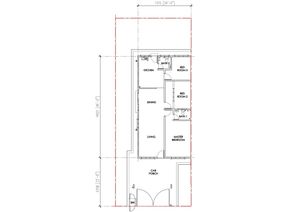 Pelan Lantai RUMAH BERKEMBAR SATU TINGKAT  (JENIS B) - 1/1