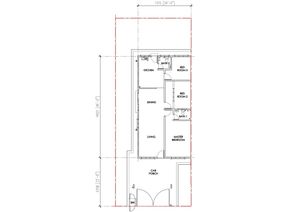 Pelan Lantai RUMAH BERKEMBAR SATU TINGKAT  (JENIS B) - 1/1