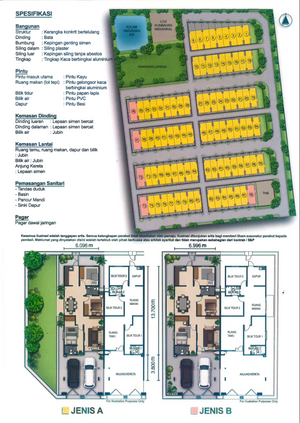 Pelan Lantai RUMAH TERES 1 TINGKAT (INTERMEDIATE) - 1/1