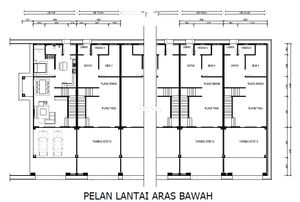 Pelan Lantai RUMAH TERES 2 TINGKAT - 2/2