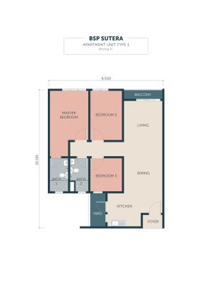 Pelan Lantai APARTMEN - 1/1