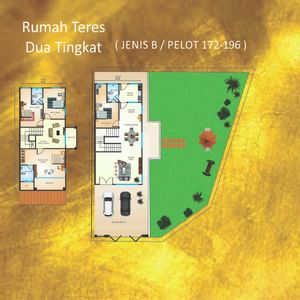 Pelan Lantai RUMAH TERES 2 TINGKAT (JENIS B) - 1/1