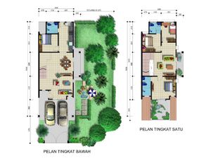 Pelan Lantai RUMAH TERES 2 TINGKAT - 1/1