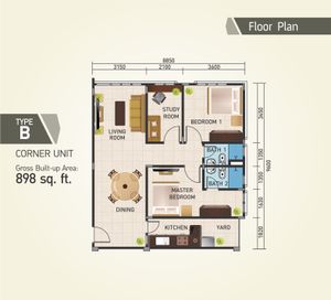 Pelan Lantai APARTMEN - 1/1
