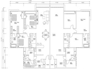 Pelan Lantai APARTMENT JENIS F - 1/1