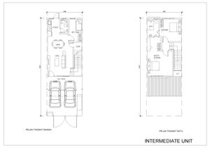 Pelan Lantai RUMAH TERES 2 TINGKAT (INTERMEDIATE) - 3/3