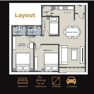 Pelan Lantai APARTMEN - 1/2