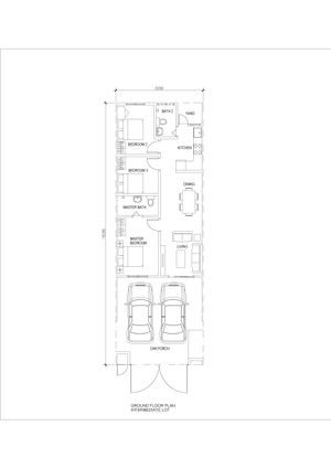 Pelan Lantai RUMAH TERES 1 TINGKAT (INTERMEDIATE) - 2/2
