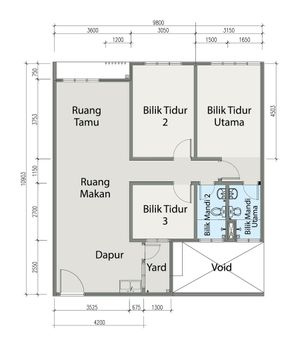 Pelan Lantai APARTMENT - 1/1