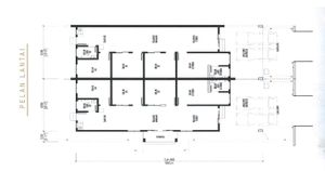 Pelan Lantai RUMAH TERES 1 TINGKAT (JENIS A) - 1/1