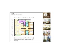 Pelan Lantai APARTMENT JENIS B - 1/1