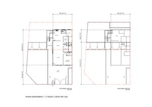 Pelan Lantai RUMAH BERKEMBAR 1.5 TINGKAT (JENIS B) - 1/1