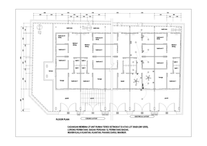 Pelan Lantai RUMAH TERES 1 TINGKAT - 1/1