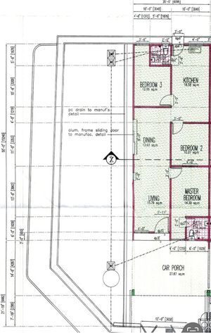 Pelan Lantai RUMAH TERES 1 TINGKAT (INTERMEDIATE) - 1/1