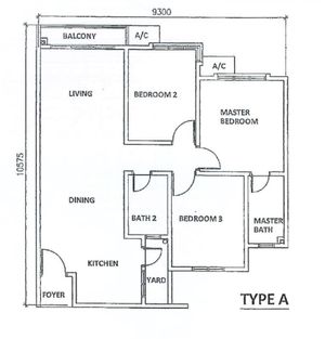 Pelan Lantai APARTMEN - 1/1