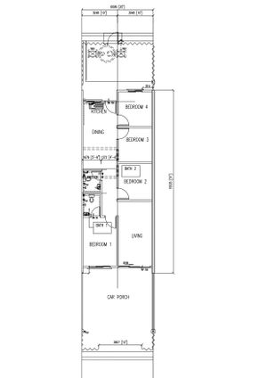 Pelan Lantai RUMAH TERES 1 TINGKAT (END LOT) - 1/1