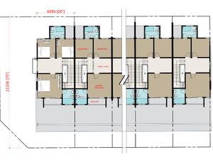 Pelan Lantai RUMAH TERES 2 TINGKAT JENIS B ( LOT AKHIR/END ) - 2/2