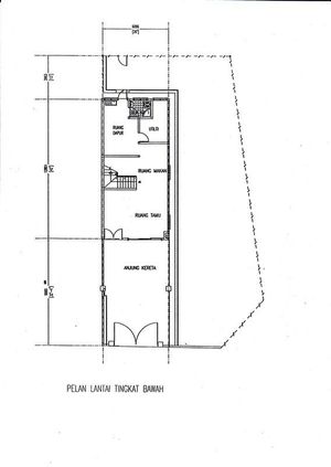 Pelan Lantai RUMAH TERES 2 TINGKAT ( LOT TEPI/CORNER ) - 2/2