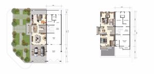 Pelan Lantai RUMAH TERES 2 TINGKAT (INTERMEDIATE) - 1/1