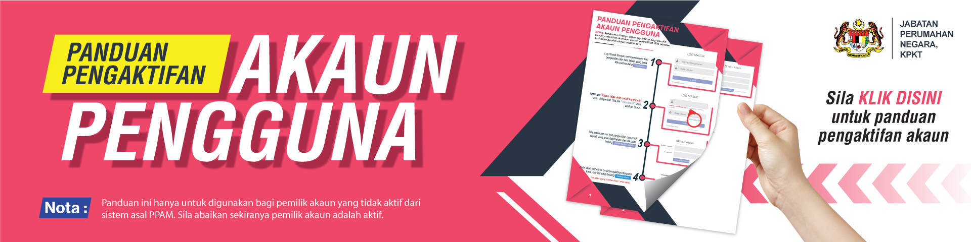 Panduan Pengaktifan Akaun